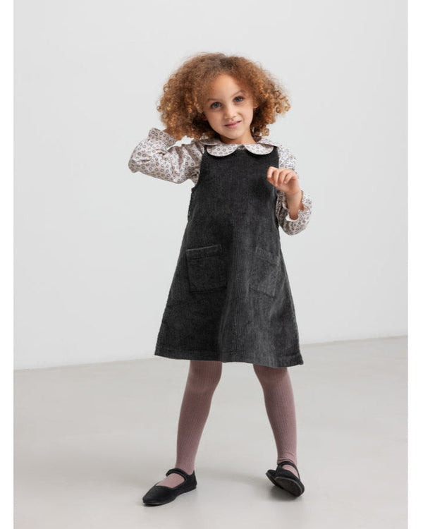 Rochie sarafan din catifea reiata